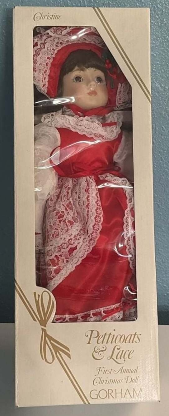 Gorham Petticoats & Lace First Annual Christmas Doll Christine VT 756